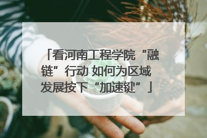 看河南工程学院“融链”行动 如何为区域发展按下“加速键”