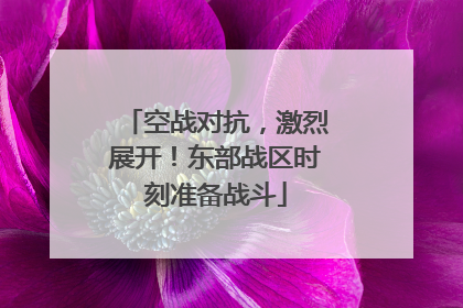 空战对抗，激烈展开！东部战区时刻准备战斗