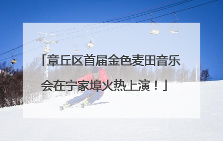 章丘区首届金色麦田音乐会在宁家埠火热上演!