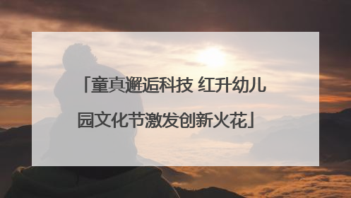 童真邂逅科技 红升幼儿园文化节激发创新火花