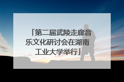 第二届武陵走廊音乐文化研讨会在湖南工业大学举行