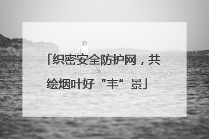 织密安全防护网，共绘烟叶好“丰”景
