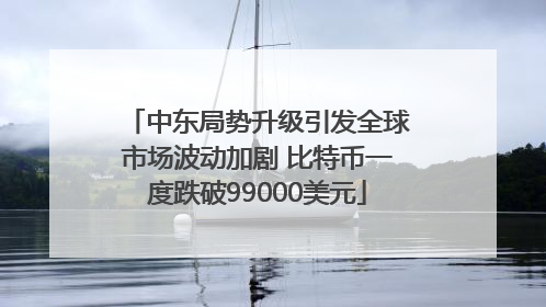 中东局势升级引发全球市场波动加剧 比特币一度跌破99000美元