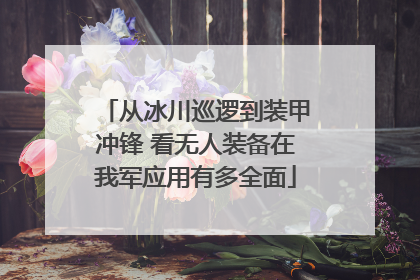 从冰川巡逻到装甲冲锋 看无人装备在我军应用有多全面