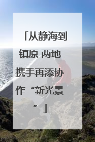 从静海到镇原 两地携手再添协作“新光景”