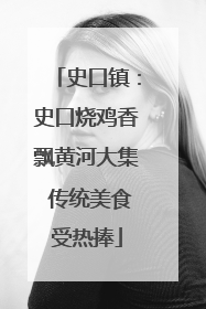 史口镇：史口烧鸡香飘黄河大集 传统美食受热捧
