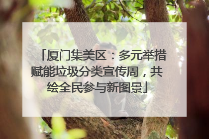 厦门集美区：多元举措赋能垃圾分类宣传周，共绘全民参与新图景