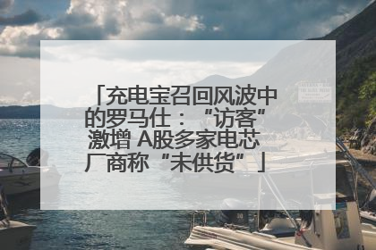 充电宝召回风波中的罗马仕：“访客”激增 A股多家电芯厂商称“未供货”