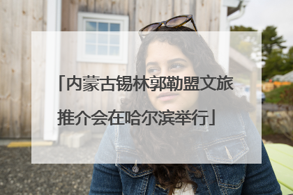 内蒙古锡林郭勒盟文旅推介会在哈尔滨举行
