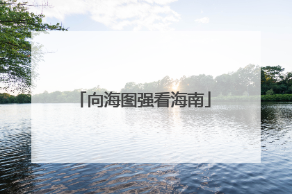 向海图强看海南