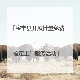 宝丰县开展计量免费检定上门服务活动