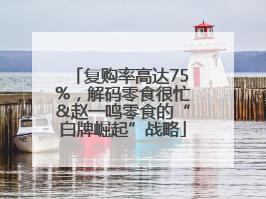 复购率高达75%，解码零食很忙&赵一鸣零食的“白牌崛起”战略