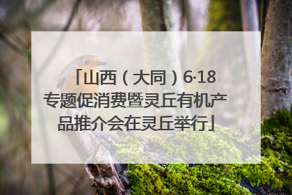山西（大同）6·18专题促消费暨灵丘有机产品推介会在灵丘举行