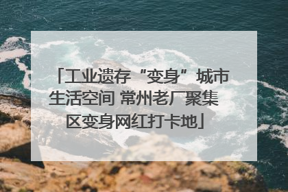 工业遗存“变身”城市生活空间 常州老厂聚集区变身网红打卡地