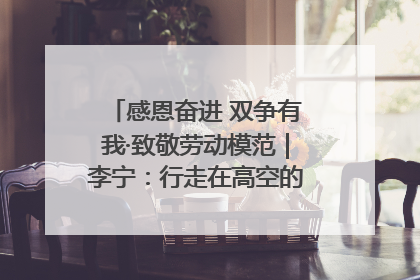 感恩奋进 双争有我·致敬劳动模范｜李宁：行走在高空的“电网卫士”