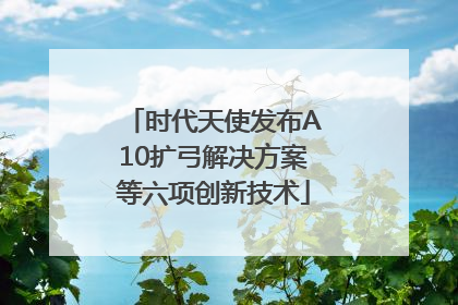 时代天使发布A10扩弓解决方案等六项创新技术