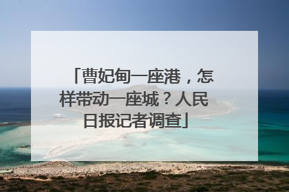 曹妃甸一座港，怎样带动一座城？人民日报记者调查