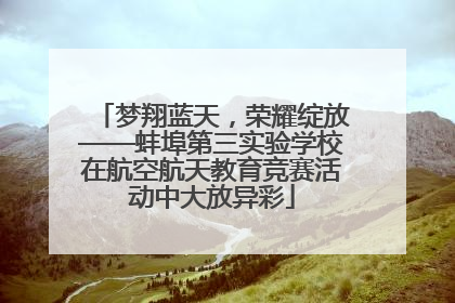 梦翔蓝天，荣耀绽放——蚌埠第三实验学校在航空航天教育竞赛活动中大放异彩