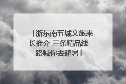 浙东南五城文旅来长推介 三条精品线路喊你去避暑