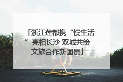 浙江莲都携“慢生活”亮相长沙 双城共绘文旅合作新图景