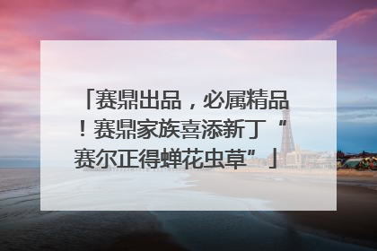 赛鼎出品，必属精品！赛鼎家族喜添新丁“赛尔正得蝉花虫草”