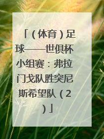 （体育）足球——世俱杯小组赛：弗拉门戈队胜突尼斯希望队（2）